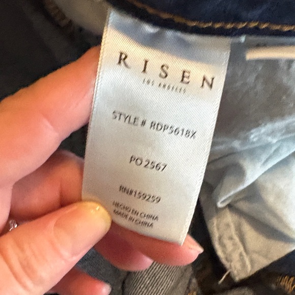 Risen Blue Flare Women's Jeans - Picture 3 of 5